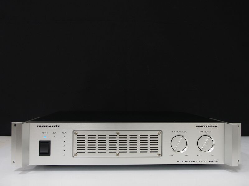 Marantz professonal PA02 マランツ パワーアンプPA02 - オーディオ機器