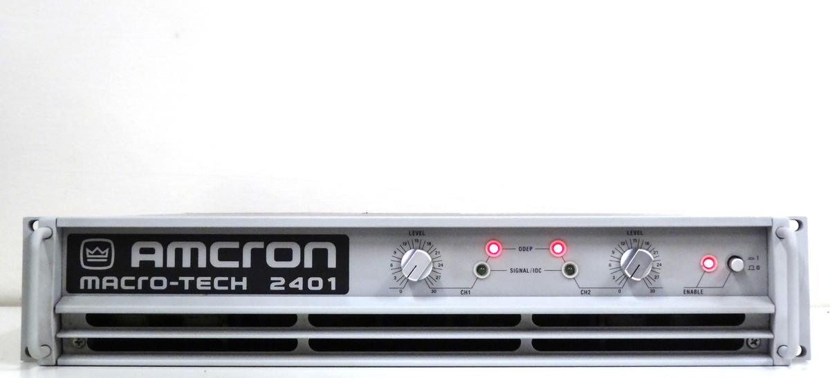 CROWN/AMCRON MACRO-TECH 2401 power amplifier ④*#: Real Yahoo auction salling