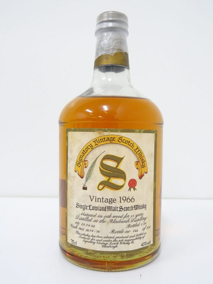 BLADNOCH ブラドノック 1966 23年 シグナトリー #2674-2676 高価買取