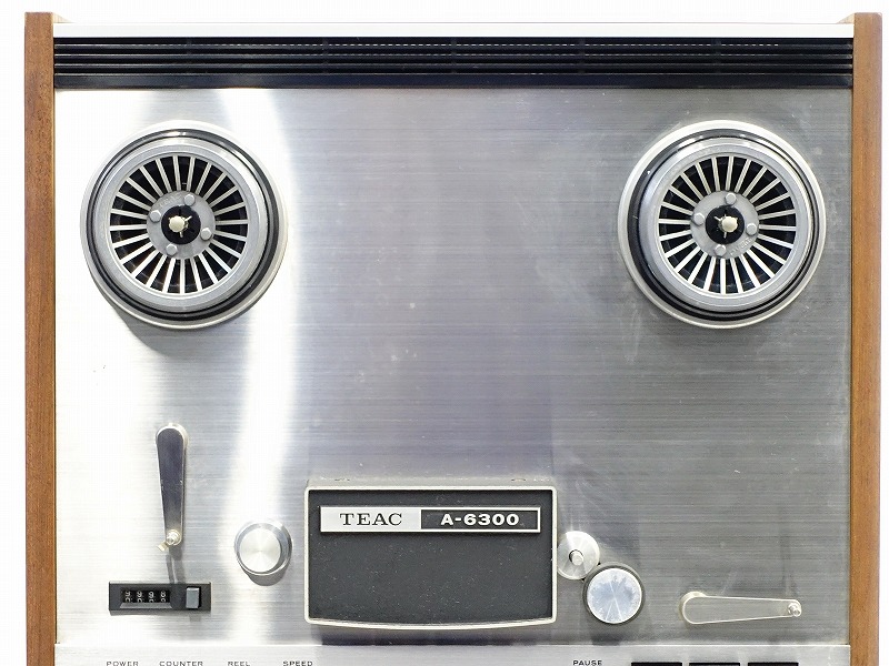 □□TEAC A-6300 オープンリールデッキ 10号リール3本付 ティアック
