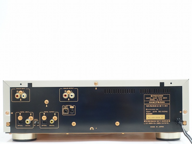 DATデッキ PIONEER PioneerD-07Aパイオニア ハイサンプリングモード