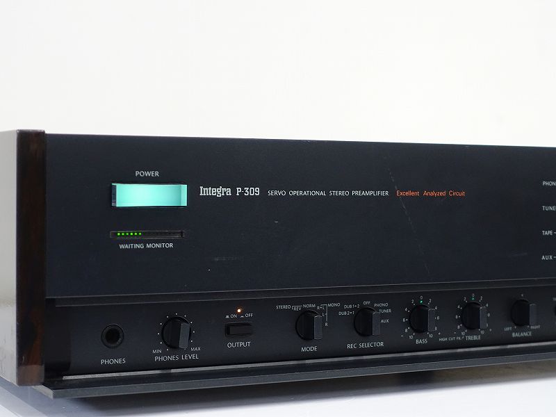 △▽ONKYO Integra P-309 プリアンプ オンキョー△▽009273001J△▽