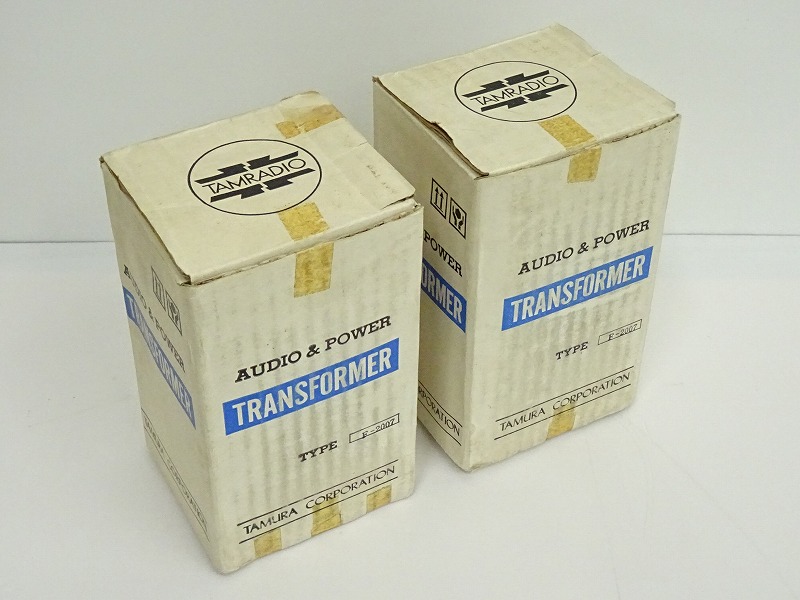 オーディオ機器 □□【未使用】TAMURA F-2007 出力トランスペア F2007