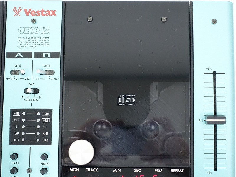 □□VESTAX CDX-12 デュアルCDプレーヤー ベスタクス べスタックス
