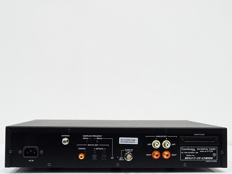送料無料】CONCLUSION CSデジタルチューナー C-T1CS 【公式通販】