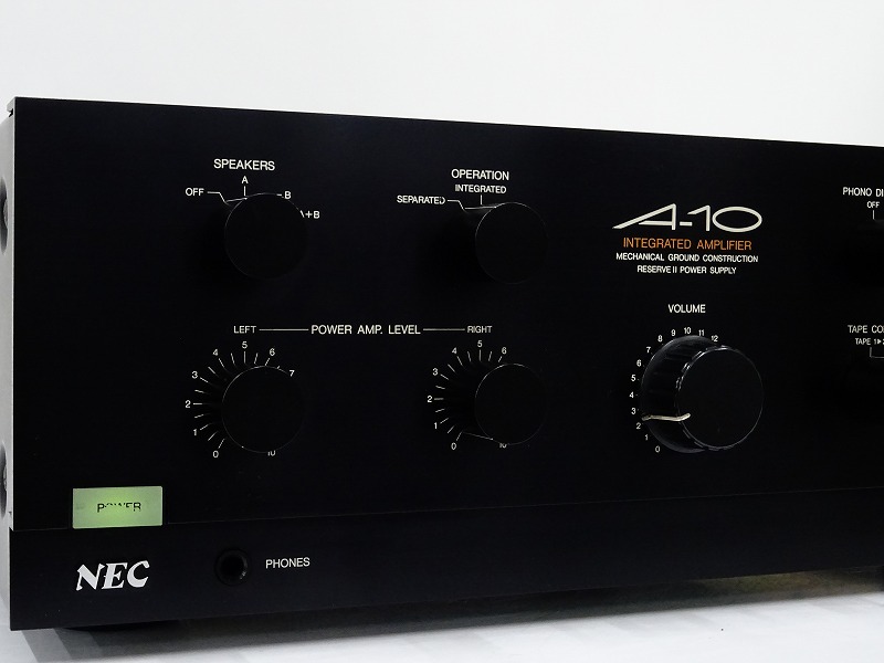 NEC A-10 TYPEⅢ プリメインアンプ 動作品 【公式通販】