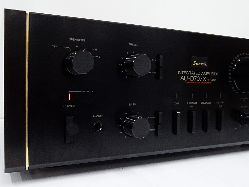 SANSUI DECADE プリメインアンプ サンスイ AU-D707X AU-D607X Sansui