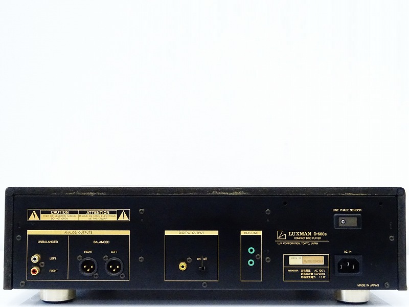 □□LUXMAN D-600s CDプレーヤー D600S ラックスマン□□009912002A