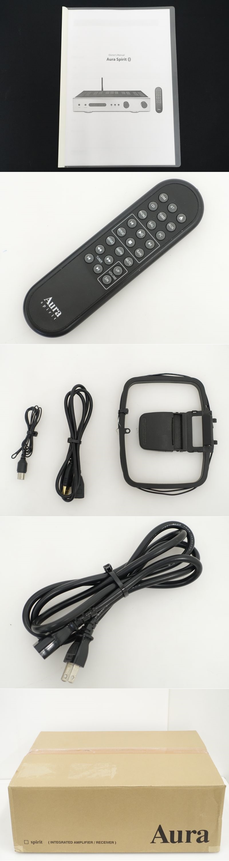 △▽【美品】Aura Spirit プリメインアンプ オーラ 元箱付