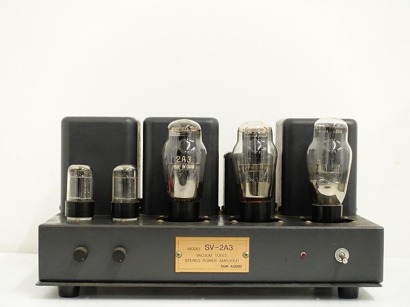 □□SUNAUDIO SV-2A3 真空管パワーアンプサンオーディオ