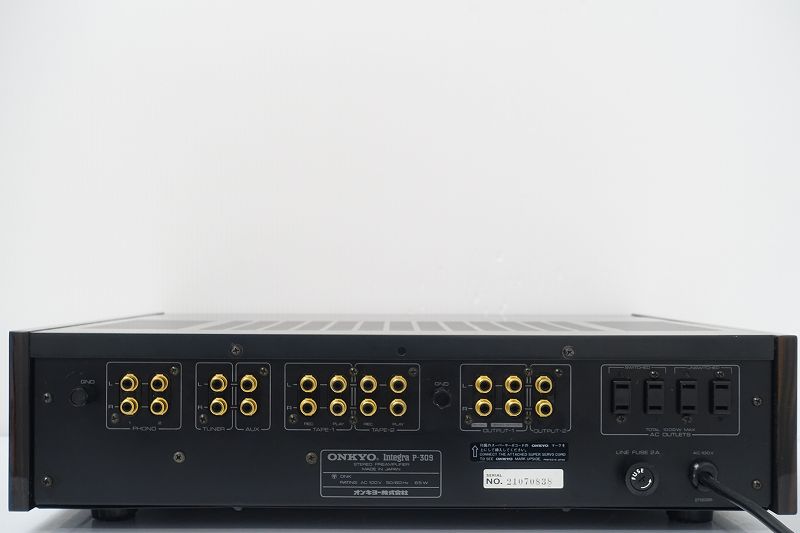 P-309 Integra プリアンプ ONKYO △▽ONKYO オンキョー ハイファイ堂