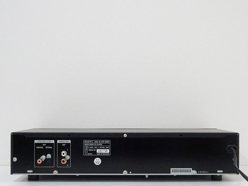 SCD-XE800 SONY ソニー 公式通販 SACD⁄CDプレーヤー、リモコン付き CD