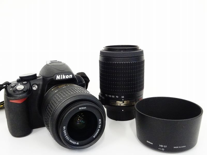 カメラ デジタルカメラ 北海道にてNIKON D3100 ダブルズームキットを買取させていただきました 