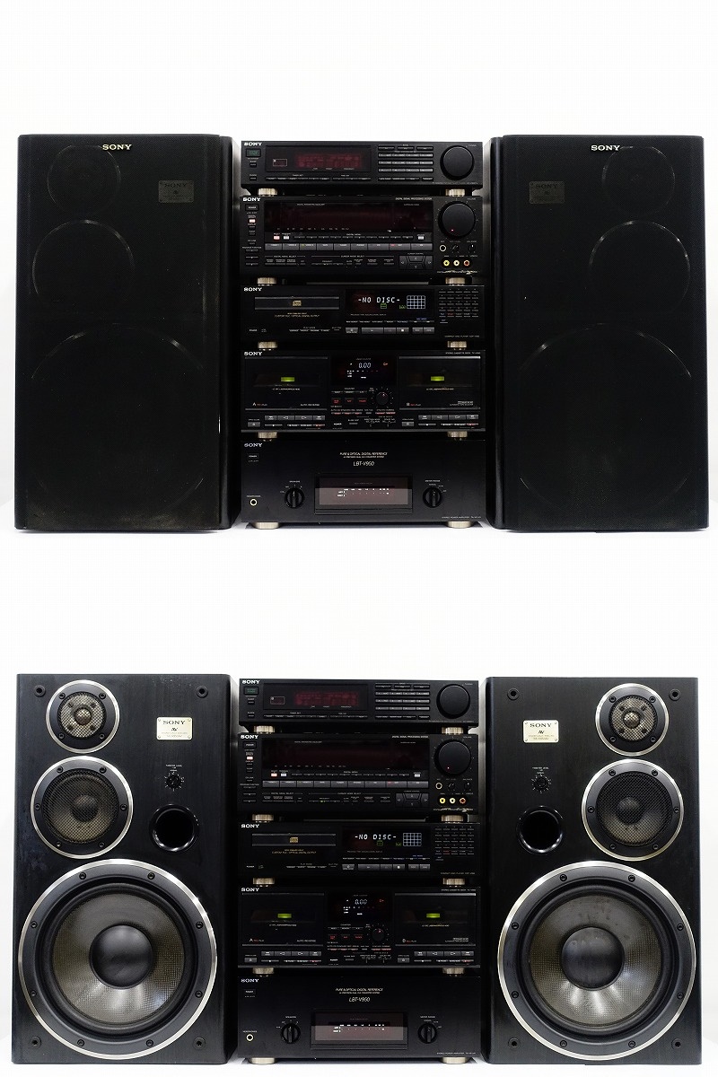 希少テッペンSONYリバティST-Ｖ950TV ジャンク】CD再生可 SONY LBT-V950 てっぺんリバティ ミニコンポ