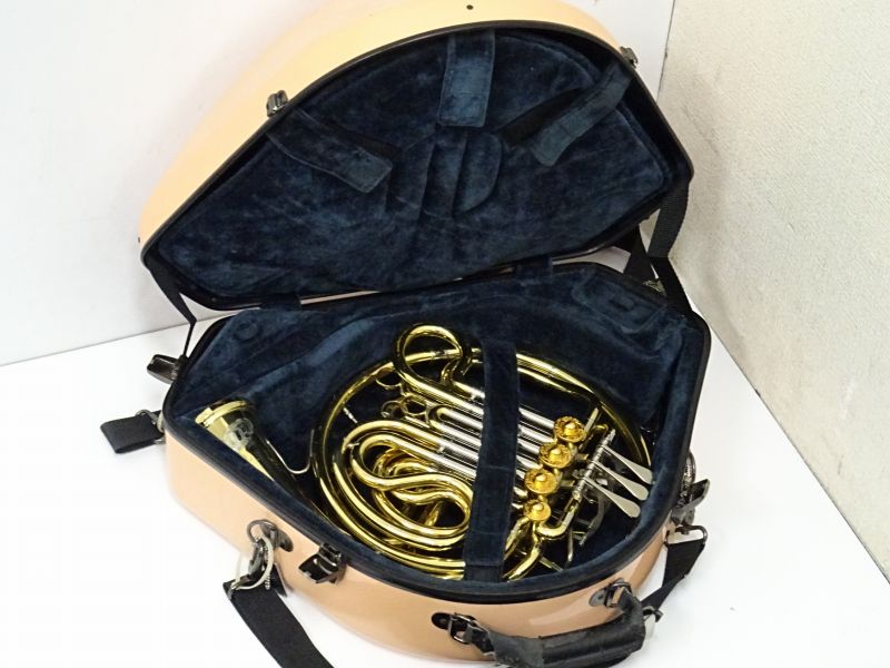 io HR-1054Rフレンチホルン本体 ピンクケース付き ♪♪IO HR-1054CL