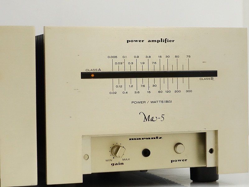 □□marantz MA-5 モノラルパワーアンプペア マランツ□□017045008J