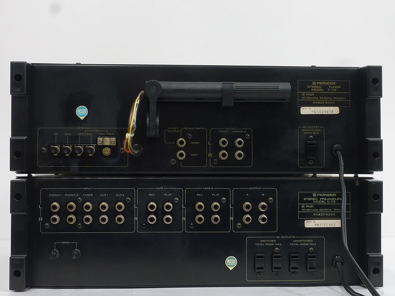 PIONEER F-73 AM/FM ステレオチューナー