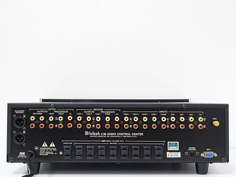 □□McIntosh C36 プリアンプ マッキントッシュ 正規品