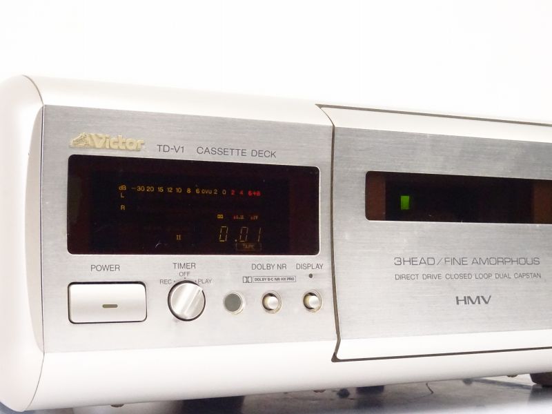 □□Victor TD-V1 HMVシリーズ カセットデッキ ビクター(検 AX