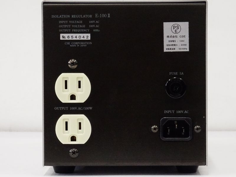 CSE クリーン電源 アイソレーションレギュレーター E-100 - Yahoo