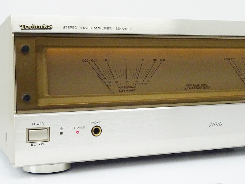 ☆美品 テクニクス SE-A1010 Ver.3.0 ステレオパワーアンプ Technics - ☆美品 テクニクス SE-A1010 Ver.3.0 ステレオパワー