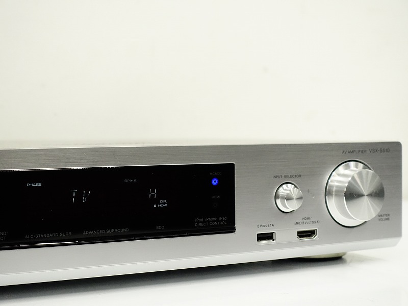 オーディオ機器 □□Pioneer VSX-S510 AVアンプ パイオニア 元箱付