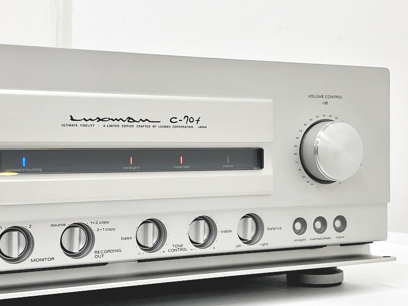 □□LUXMAN C-70f プリアンプC70f ラックスマン□□016444002