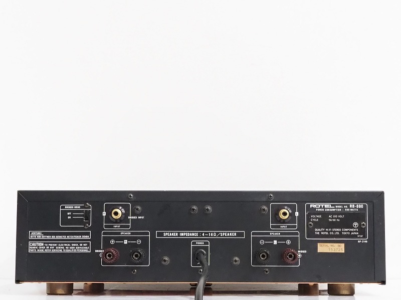 vROTEL RB-880 MkⅡ power amplifier Mk2 Rotel ^V013428002^V: Real 
