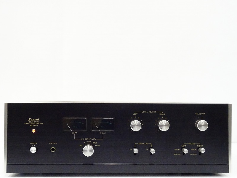 名機! SANSUI ステレオパワーアンプ BA-150 動作確認済み！
