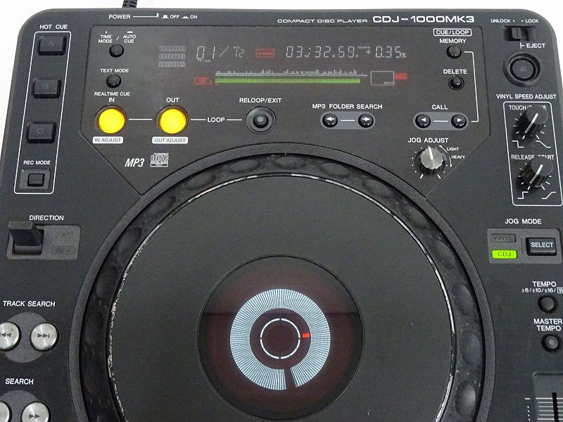 本物保証定番▲▽Pioneer CDJ-1000MK3 DJ用CDプレーヤー パイオニア△▼011749012△▼ CDJ