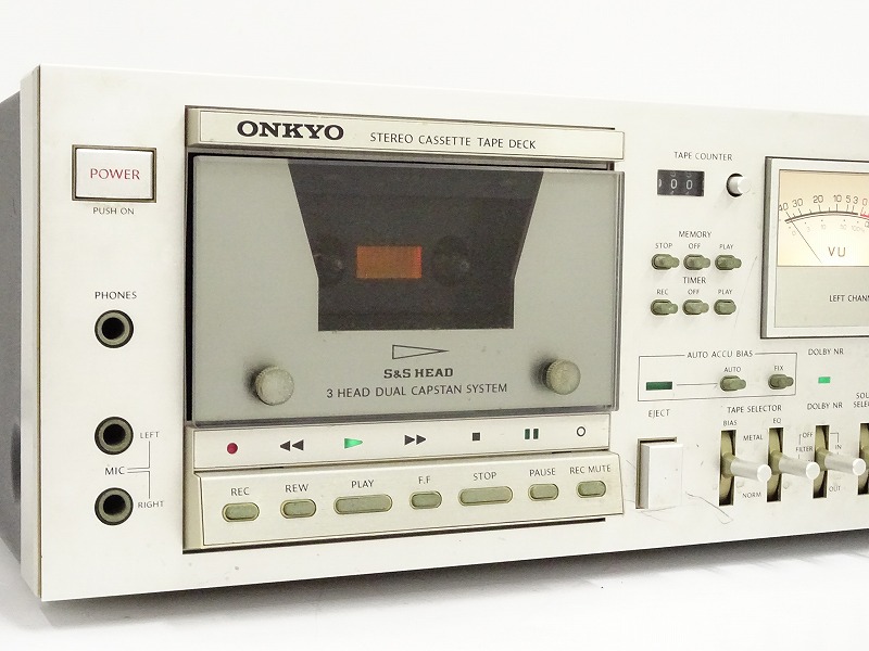 ONKYO TA-680 オンキョー ステレオカセットデッキ 当時物
