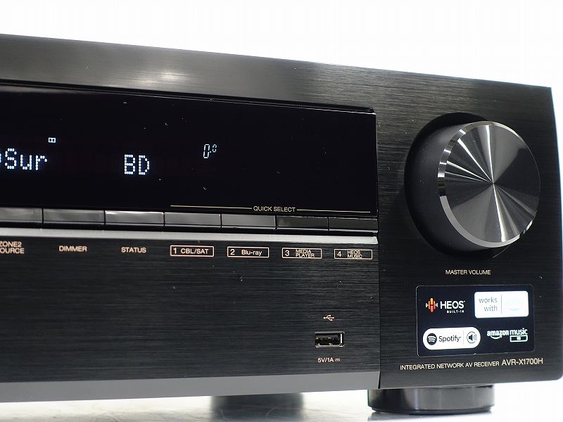 □□DENON AVR-X1700H AVサラウンドレシーバー デノン 元箱付