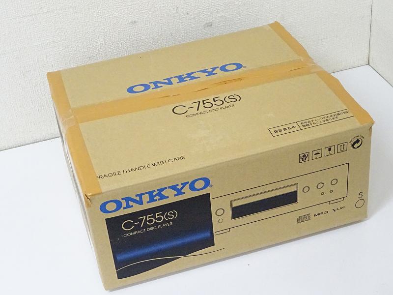 □□【美品】 ONKYO C-755 CDプレーヤー オンキョー 2017年製 元箱付