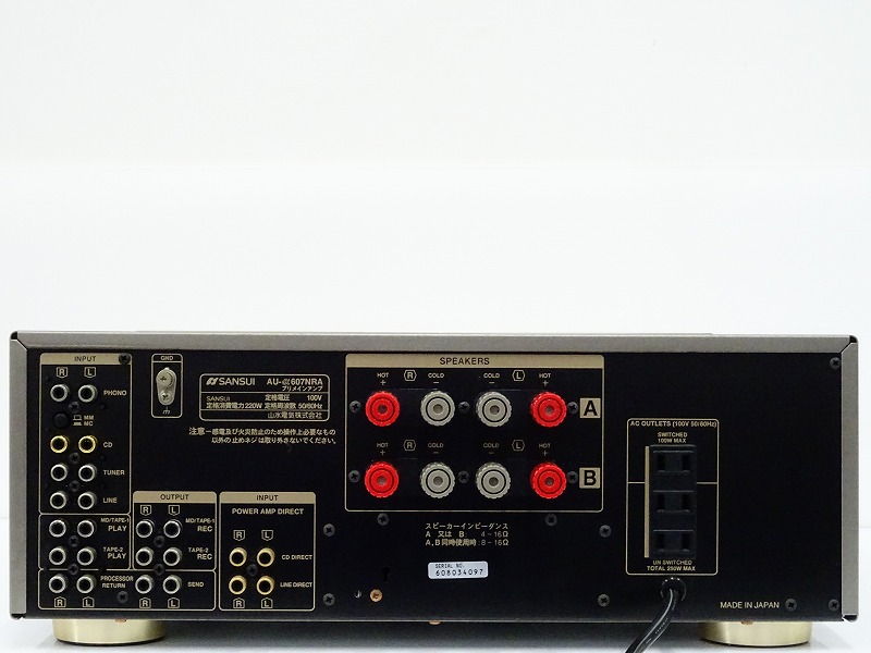 SANSUI プリメインアンプ サンスイ AU-α607NRA プリメイン AU-α607 AU