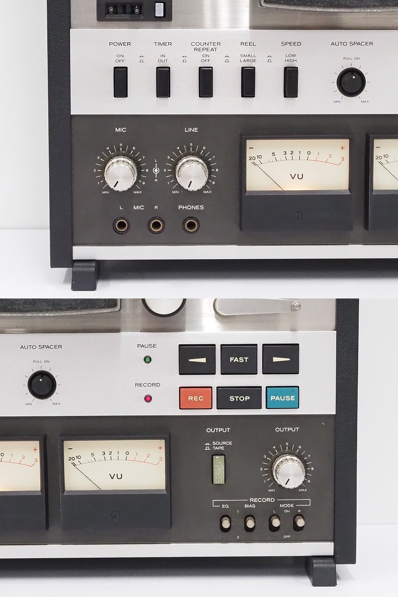 □□TEAC A-6300 オープンリールデッキ 10号リール3本付 ティアック□