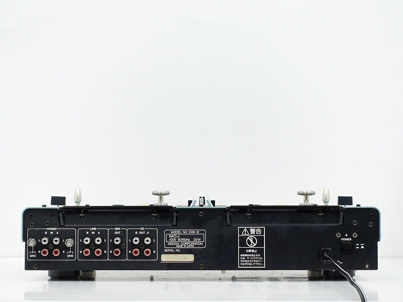 □□VESTAX CDX-12 デュアルCDプレーヤー ベスタクス べスタックス