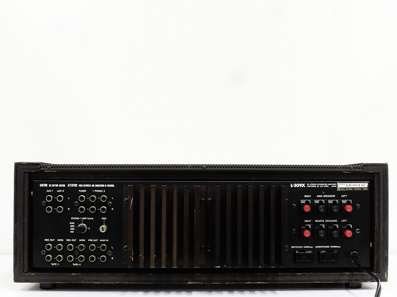 LUXMAN L-309X pre-main amplifier L309X Luxman *#015655001J*#: Real