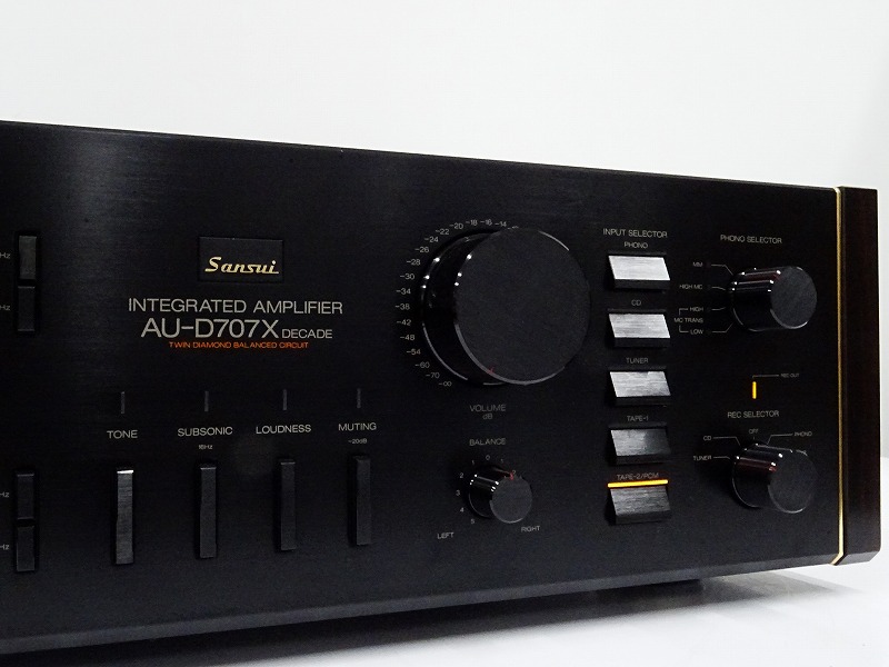 □□SANSUI AU-D707X DECADE プリメインアンプ サンスイ□□014033001