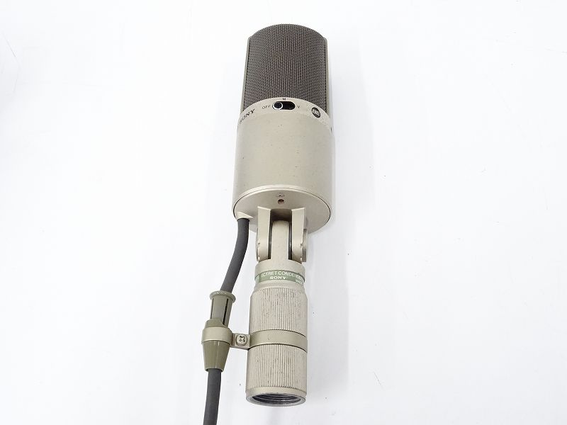 □□SONY ECM-56A コンデンサーマイクロフォン ソニー ケース付