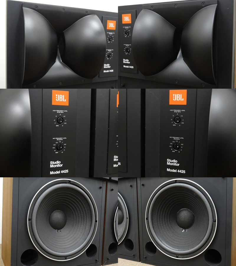 JBL4425 2台ペア　エッジ張り替え済み JBL4425 2台ペア エッジ張り替え済み □□【全国発送可】JBL 4425