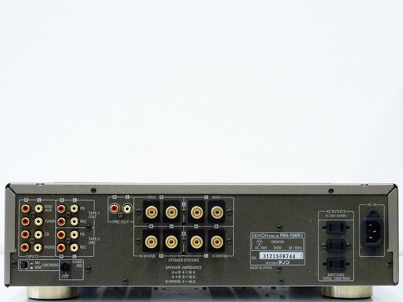 □□DENON PMA-1500RⅡ プリメインアンプ PMA-1500R2 デノン