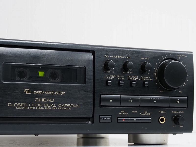 Victor 3ヘッド カセットデッキTD-V515