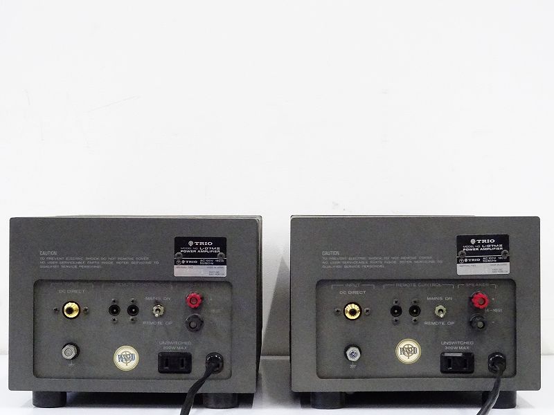 TRIO トリオ モノラル パワーアンプ L-07MⅡ ペア