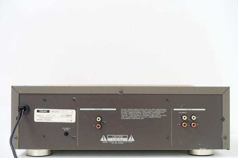 △▽TEAC V-6030S カセットデッキ ティアック△▽007088109J△▽