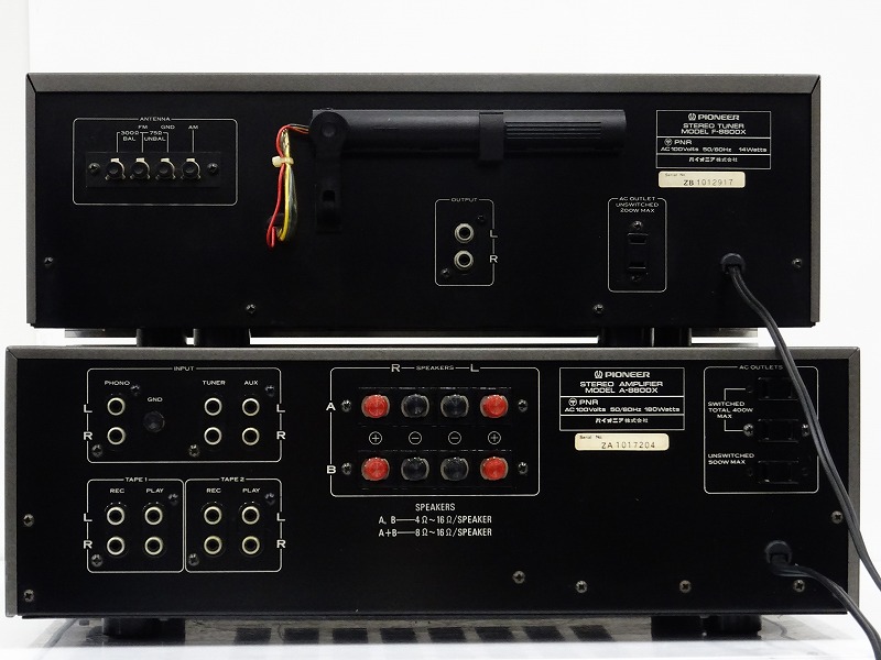 HOT■□Pioneer F-8800X/A-8800X FM/AMチューナー プリメインアンプ セット パイオニア□■012548004J-2□■ パイオニア