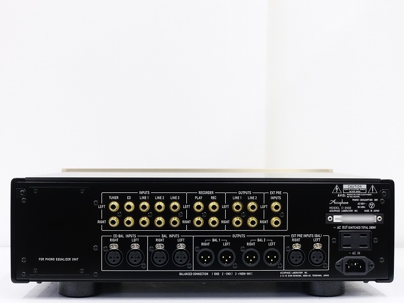 □□Accuphase C-2450 プリアンプ アキュフェーズ 保証付 ...