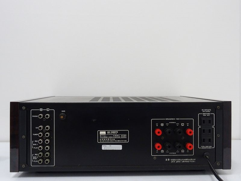 □□SANSUI AU-D607X プリメインアンプ サンスイ□□005562001J