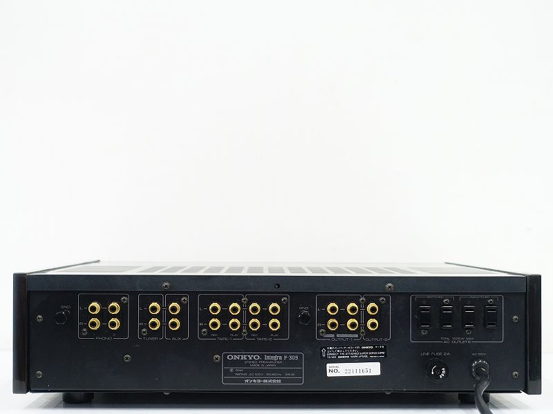 P-309 Integra プリアンプ ONKYO △▽ONKYO オンキョー ハイファイ堂