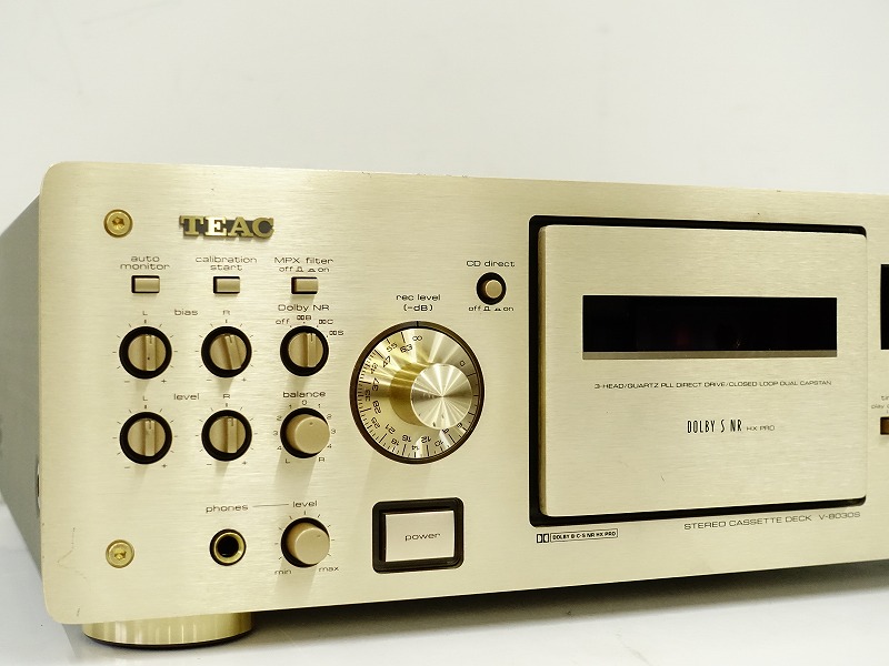 △▽TEAC V-8030S カセットデッキ ティアック△▽009962001