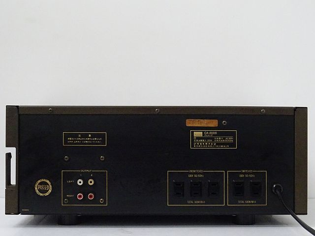 SANSUI サンスイ　CA-2000 アンプ SANSUI CA-2000の仕様 サンスイ